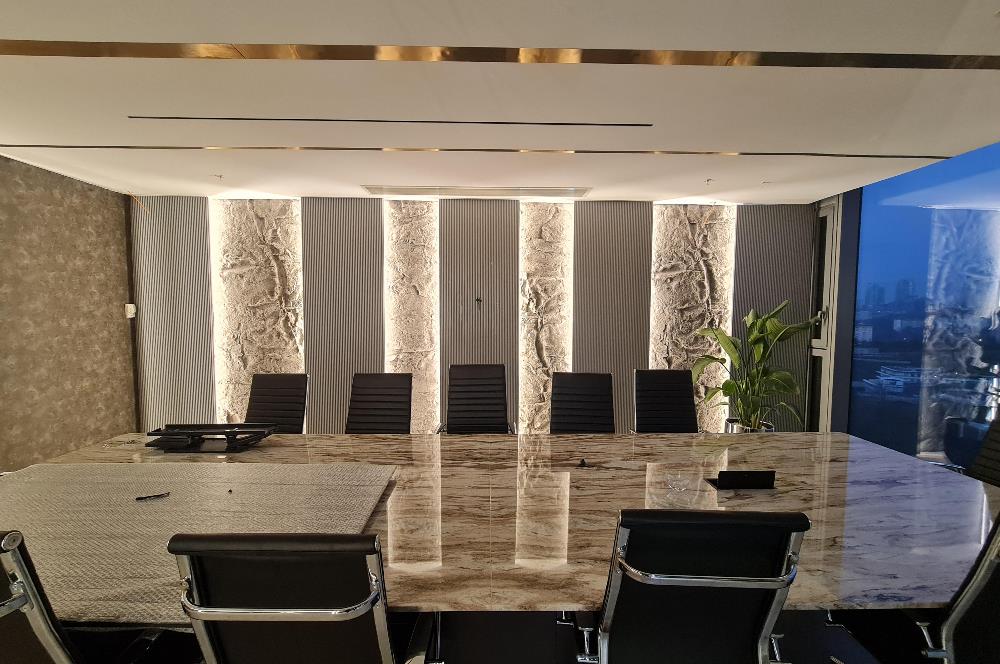 Skyland Kiralık Mobilyalı Teraslı Ofis 465m2 Vadistanbul Seba