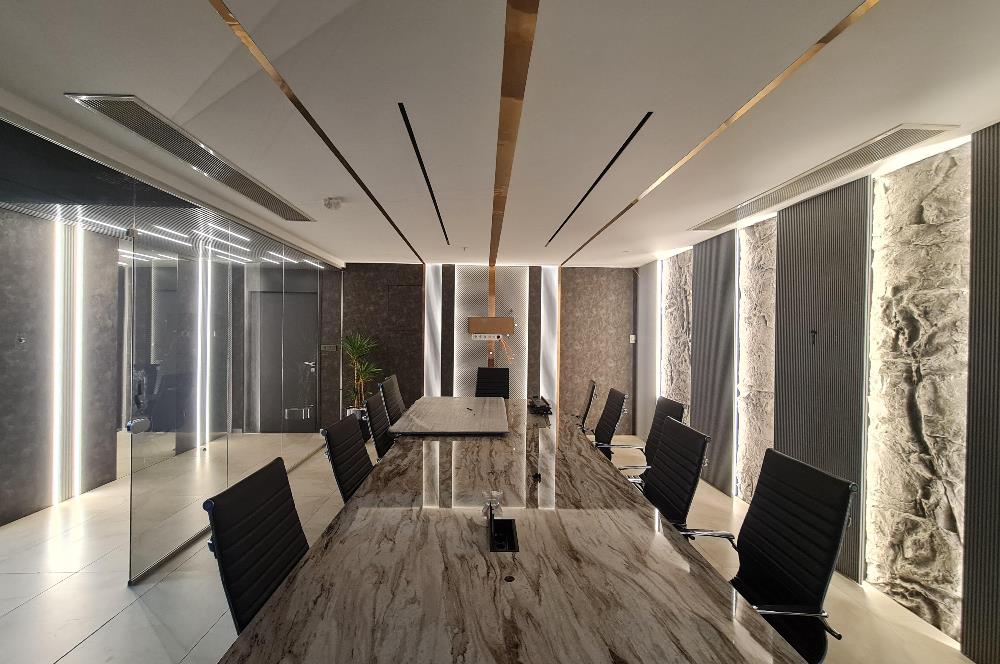 Skyland Kiralık Mobilyalı Teraslı Ofis 465m2 Vadistanbul Seba