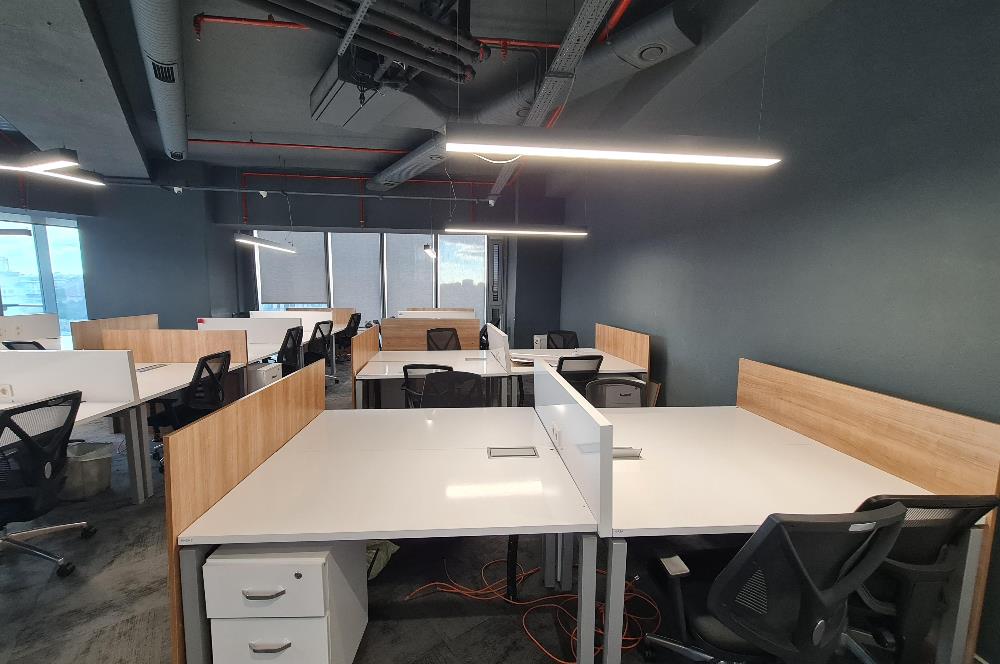 Skyland Kiralık Mobilyalı Teraslı Ofis 465m2 Vadistanbul Seba