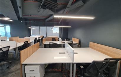 Skyland Kiralık Mobilyalı Teraslı Ofis 465m2 Vadistanbul Seba