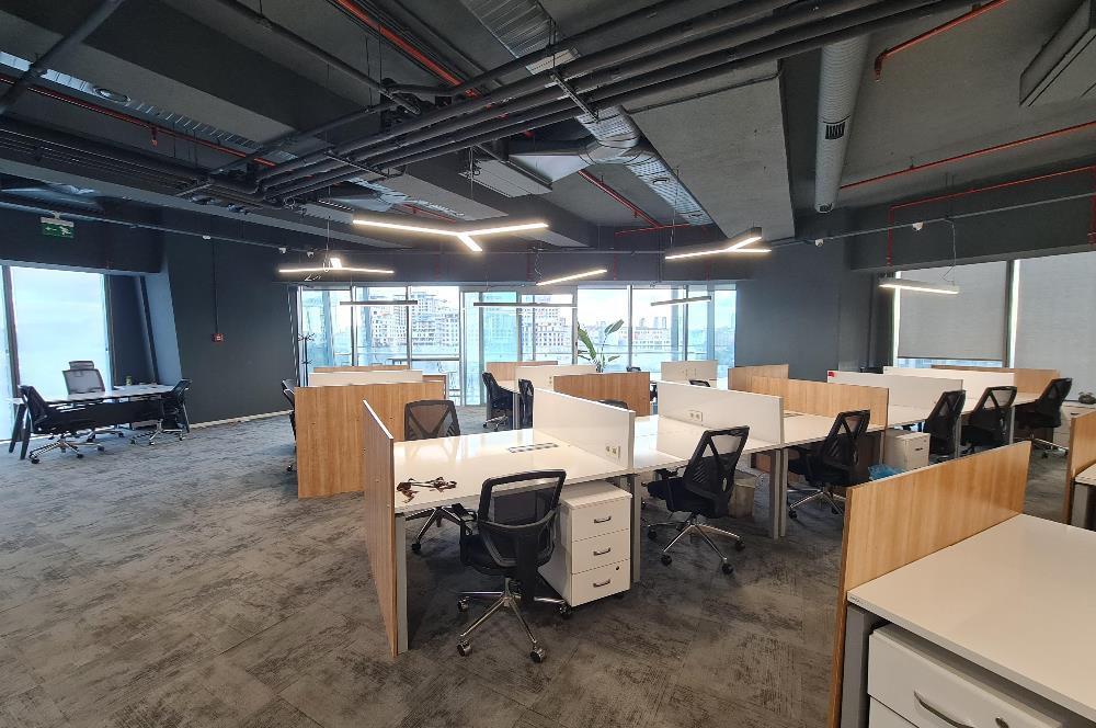 Skyland Kiralık Mobilyalı Teraslı Ofis 465m2 Vadistanbul Seba