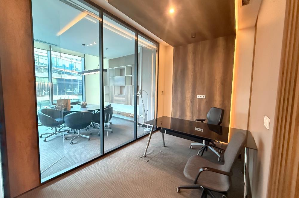 Vadistanbul Kiralık Ofis 110m2 Mimari Tasarım Mobilyalı KDV'li