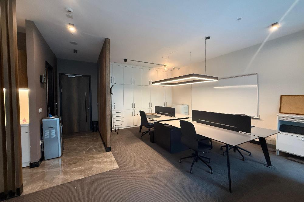 Vadistanbul Kiralık Ofis 110m2 Mimari Tasarım Mobilyalı KDV'li