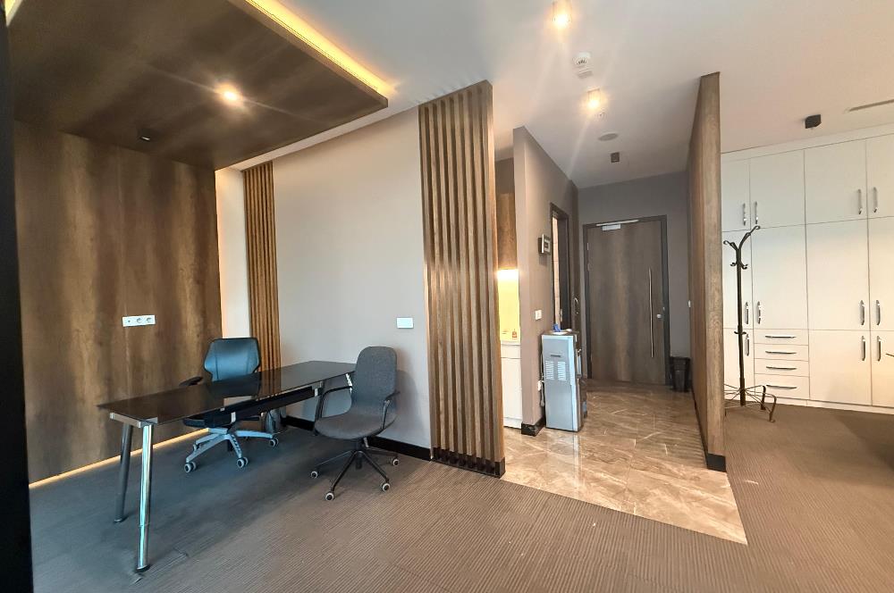 Vadistanbul Kiralık Ofis 110m2 Mimari Tasarım Mobilyalı KDV'li