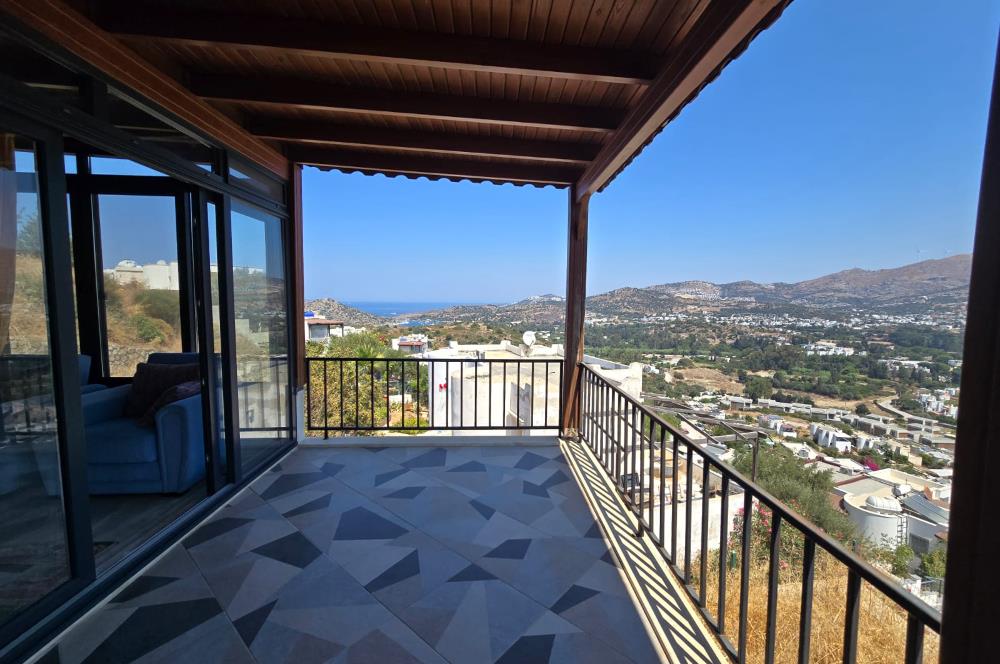 Bodrum Gümüşlük Deniz Manzaralı Ferah Müstakil Villa