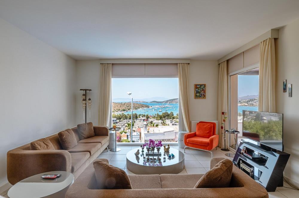Bodrum Bardakçı Deniz Manzaralı ve Özel Havuzlu Kiralık Villa