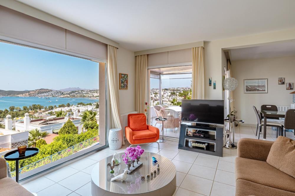Bodrum Bardakçı Deniz Manzaralı ve Özel Havuzlu Kiralık Villa