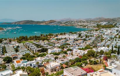 Bodrum Bardakçı Deniz Manzaralı ve Özel Havuzlu Kiralık Villa