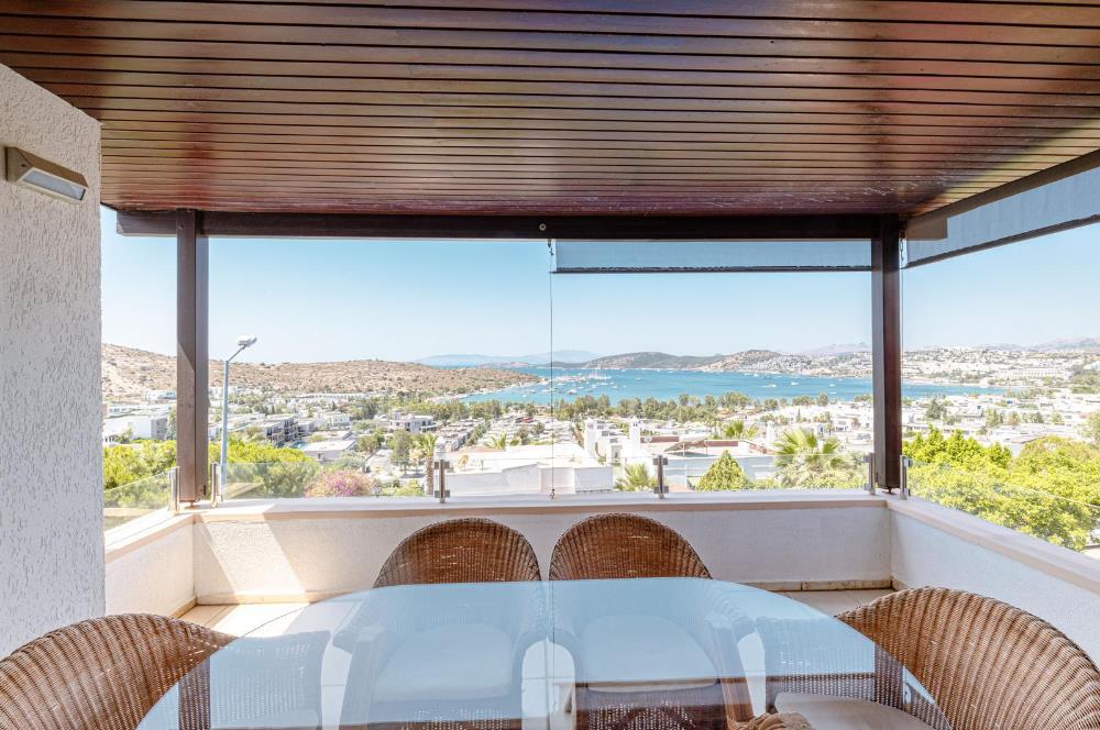 Bodrum Bardakçı Deniz Manzaralı ve Özel Havuzlu Kiralık Villa