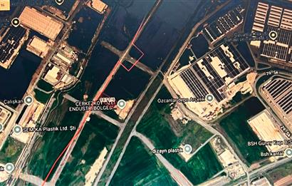 1334014158 İlanlar Çerkezköy'de 1.5 Emsal Sanayi Arsası, 3500m², Hmax Serbest