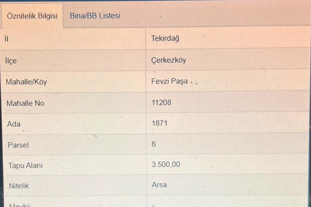 1334014158 İlanlar Çerkezköy'de 1.5 Emsal Sanayi Arsası, 3500m², Hmax Serbest