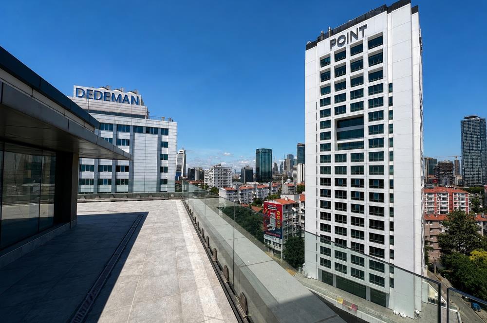 Gayrettepe D Plaza Kiralık 2+1 Boğaz Manzaralı Ofis