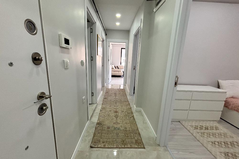 BURHANİYE MERKEZİ KONUMDA YENİ BİNADA EŞYALI KİRALIK 3+1