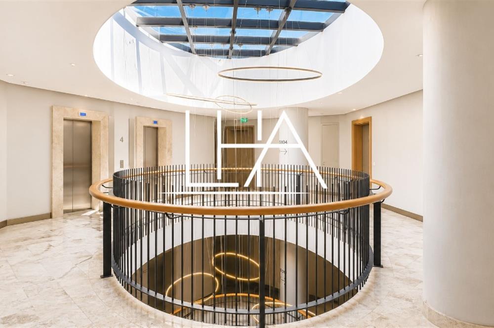 C21'DEN LARUS LOFT SİTESİ'NDE İÇ CEPHEYE BAKAN FULL EŞYALI DAİRE
