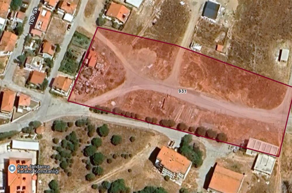 AVŞA MERKEZDE İSKELEYE ÇOK YAKIN DENİZ MANZARALI 670 m² HİSSE