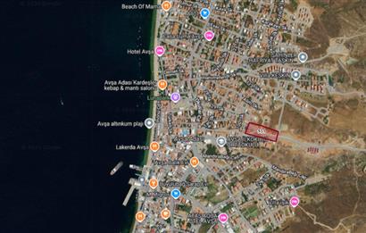 AVŞA MERKEZDE İSKELEYE ÇOK YAKIN DENİZ MANZARALI 670 m² HİSSE