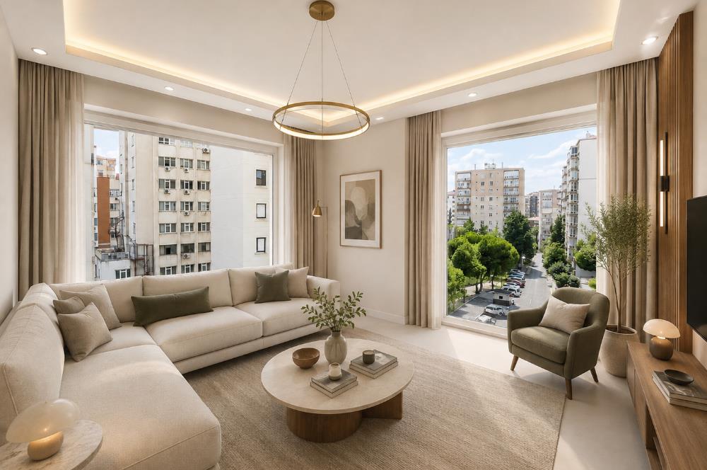 Kadıkoy  Kozyatagı merkezi konumda 2 + 1 satılık