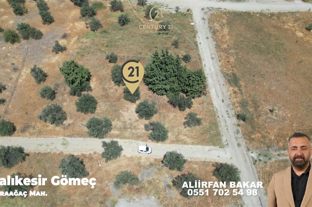 Gömeç Karaağaç'ta Satılık, 506 m² Villa Arsası