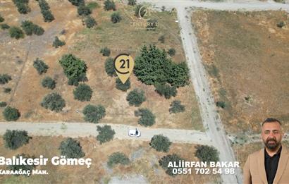 Gömeç Karaağaç'ta Satılık, 506 m² Villa Arsası