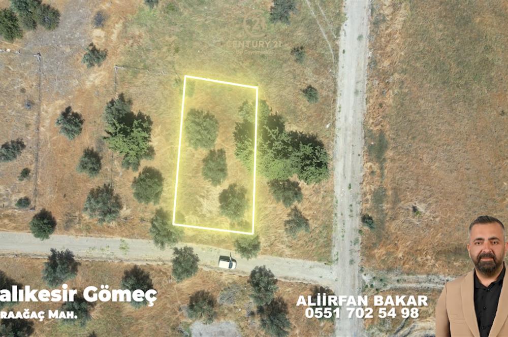 Gömeç Karaağaç'ta Satılık, 506 m² Villa Arsası
