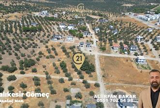 Gömeç Karaağaç'ta Satılık, 506 m² Villa Arsası - 2 - 36450