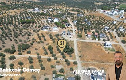 Gömeç Karaağaç'ta Satılık, 506 m² Villa Arsası
