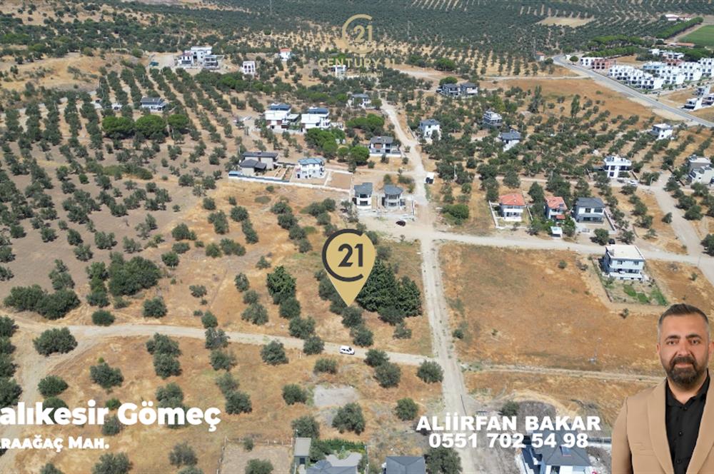 Gömeç Karaağaç'ta Satılık, 506 m² Villa Arsası