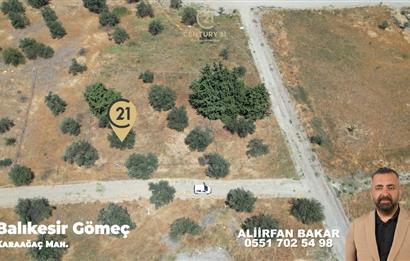 Gömeç Karaağaç'ta Satılık, 505 m² Villa Arsası