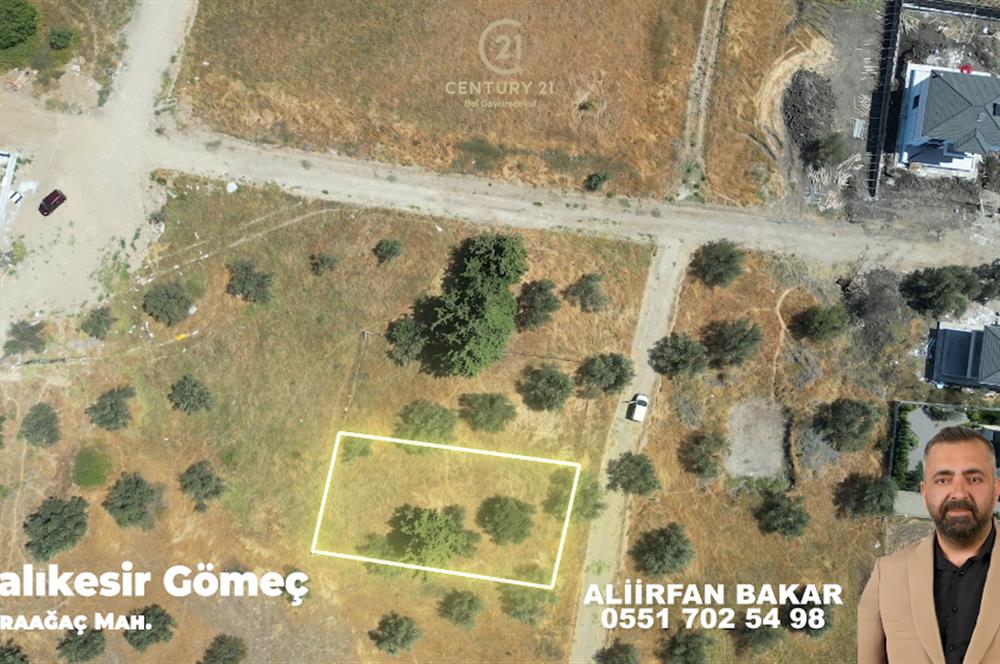 Gömeç Karaağaç'ta Satılık, 505 m² Villa Arsası