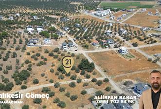 Gömeç Karaağaç'ta Satılık, 505 m² Villa Arsası - 1 - 36451