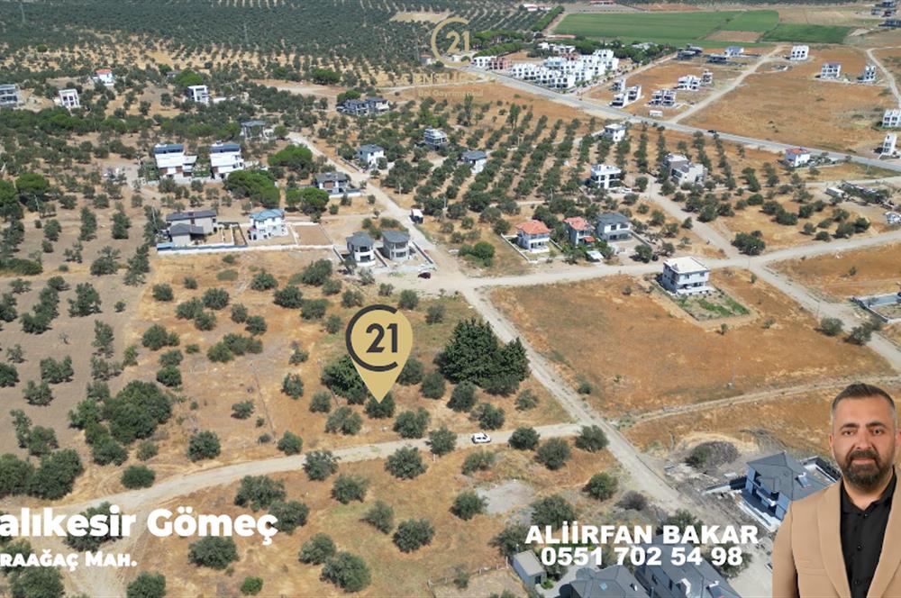 Gömeç Karaağaç'ta Satılık, 505 m² Villa Arsası