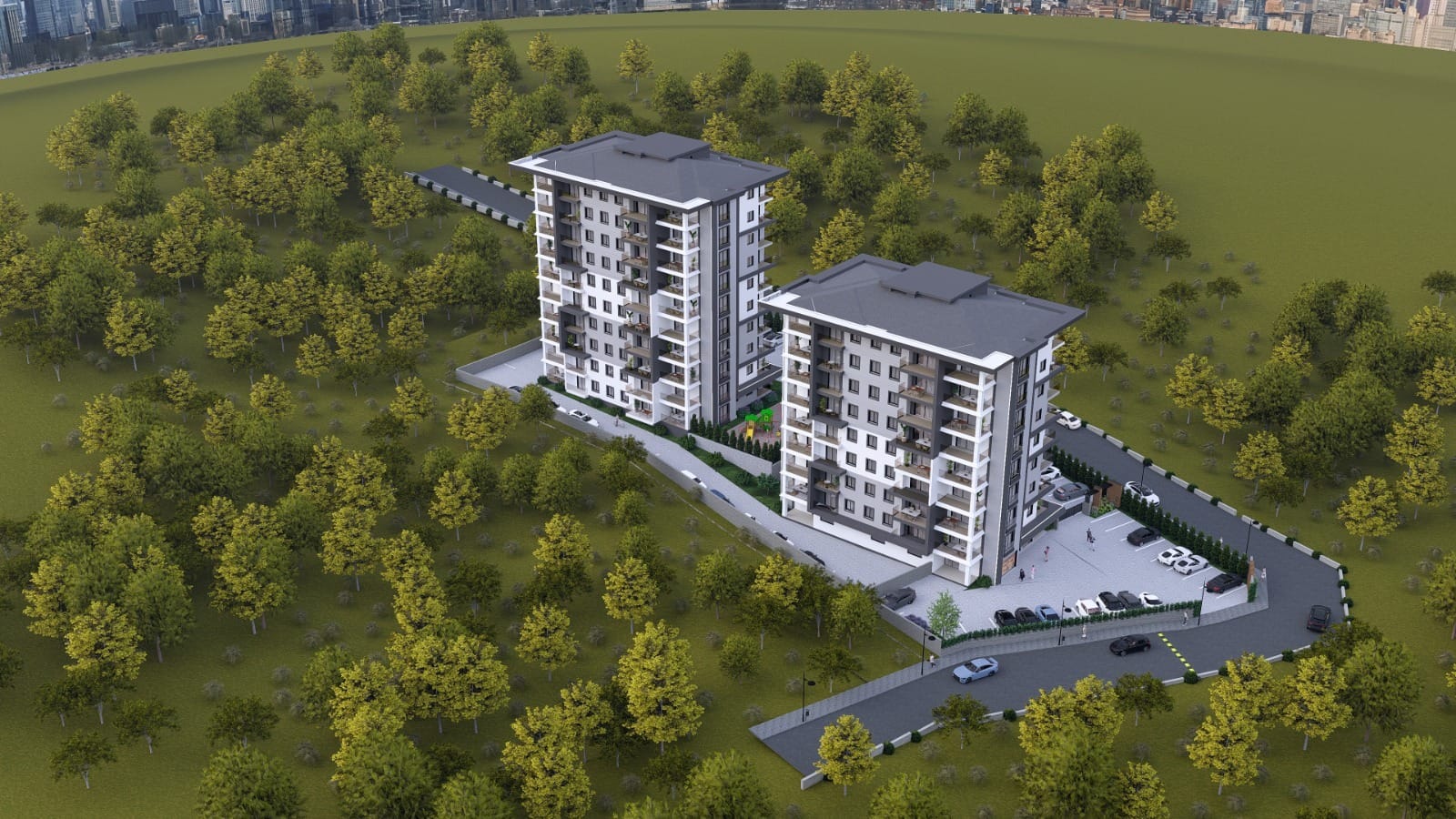 CENTURY 21 'DEN NEFES PARK EVLERİ | BUCAK MAHALLESİNDE DENİZ & ŞEHİR & DOĞA MANZARALI 3+1 DAİRELER !