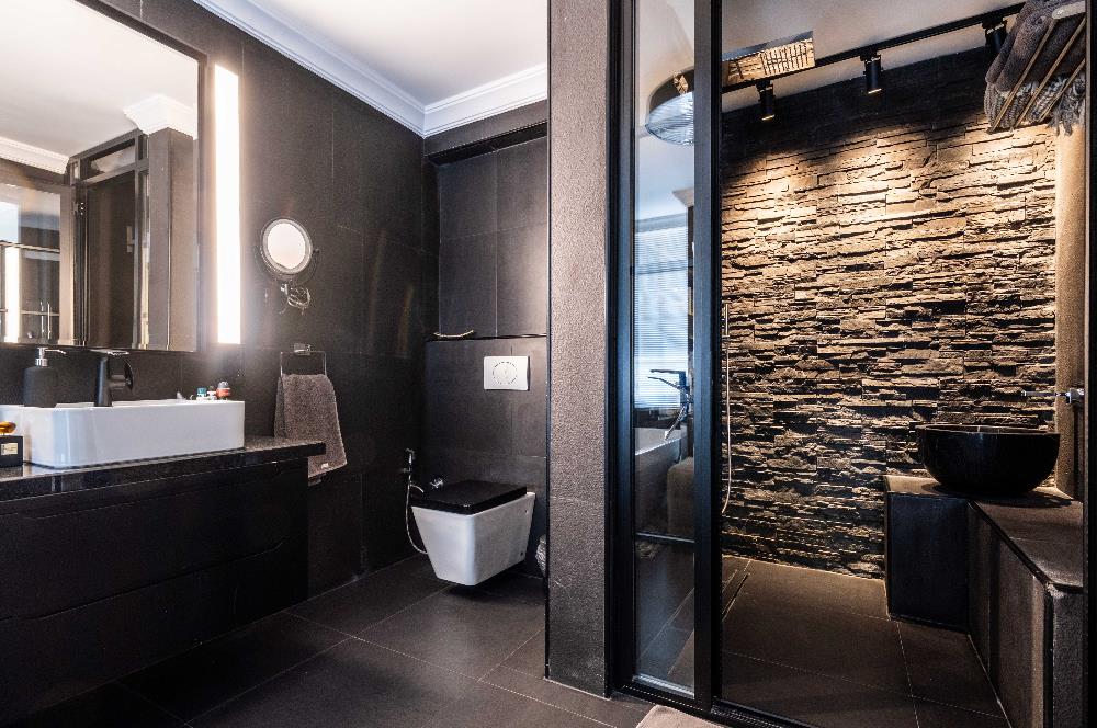 C21 DEN ZAMAN ÖTESİNDE MİMARİ YAPI 45M² TERASLI ŞÖMİNELİ DUBLEKS