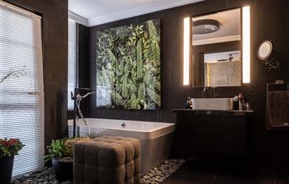 C21 DEN ZAMAN ÖTESİNDE MİMARİ YAPI 45M² TERASLI ŞÖMİNELİ DUBLEKS