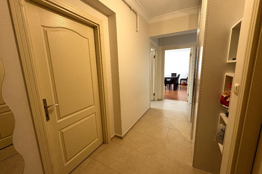 BAYRAKLI SMYRNA SİTESİNDE ÖNÜ AÇIK GENİŞ SATILIK 3+1 