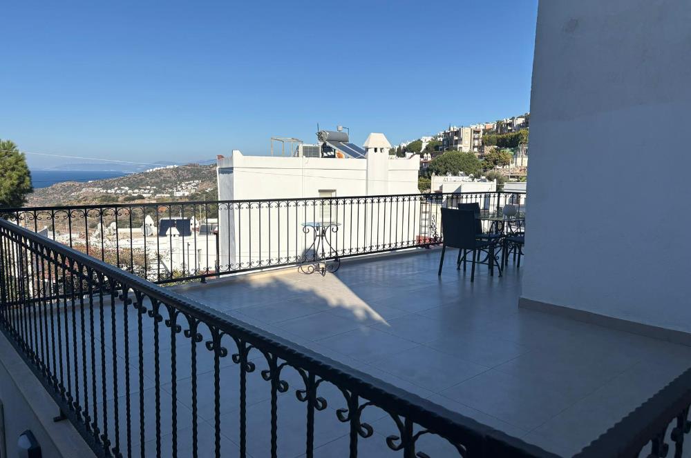 Yalıkavak da Deniz Manzaralı Kiralık 2+1 Müstakil Dubleks 