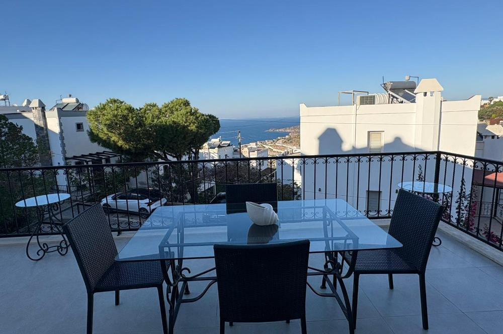 Yalıkavak da Deniz Manzaralı Kiralık 2+1 Müstakil Dubleks 