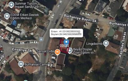 ÜSKÜDAR BURHANİYE'DE CADDE ÜZERİ 5 KAT KONUT İMARLI FIRSAT ARSA