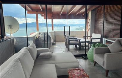 Milas Kıyıkışlacık Selkent Sitesi'nde Deniz Manzaralı Villa