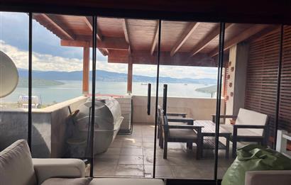 Milas Kıyıkışlacık Selkent Sitesi'nde Deniz Manzaralı Villa