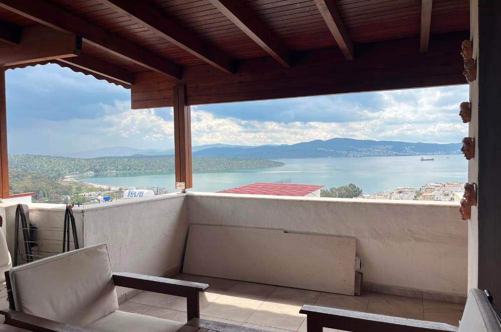 Milas Kıyıkışlacık Selkent Sitesi'nde Deniz Manzaralı Villa