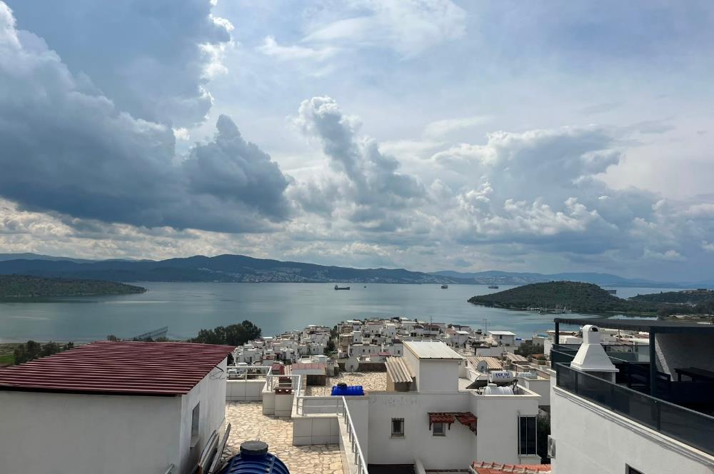 Milas Kıyıkışlacık Selkent Sitesi'nde Deniz Manzaralı Villa