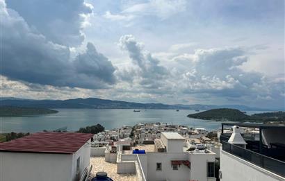 Milas Kıyıkışlacık Selkent Sitesi'nde Deniz Manzaralı Villa