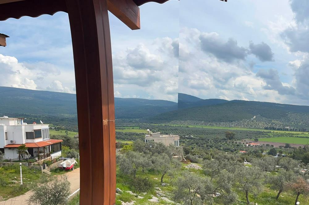 Milas Kıyıkışlacık Selkent Sitesi'nde Deniz Manzaralı Villa