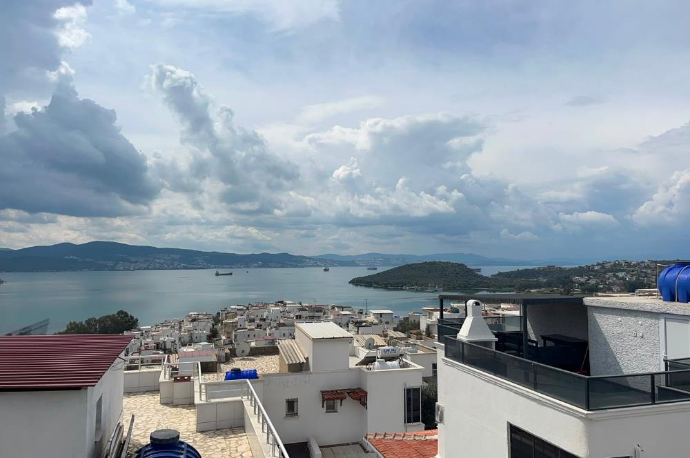 Milas Kıyıkışlacık Selkent Sitesi'nde Deniz Manzaralı Villa