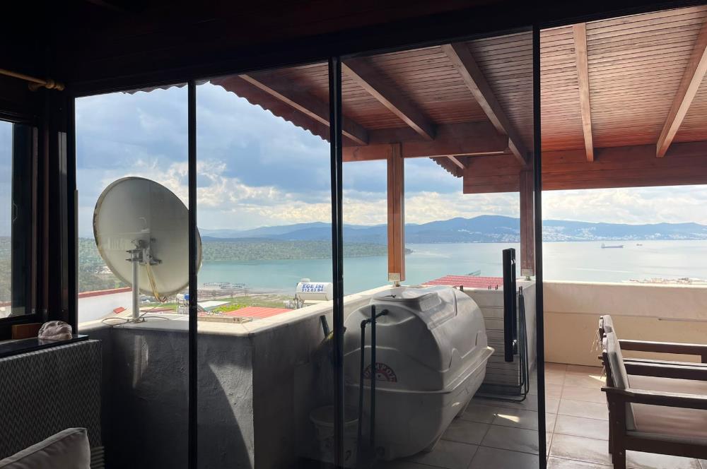 Milas Kıyıkışlacık Selkent Sitesi'nde Deniz Manzaralı Villa