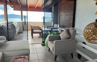 Milas Kıyıkışlacık Selkent Sitesi'nde Deniz Manzaralı Villa
