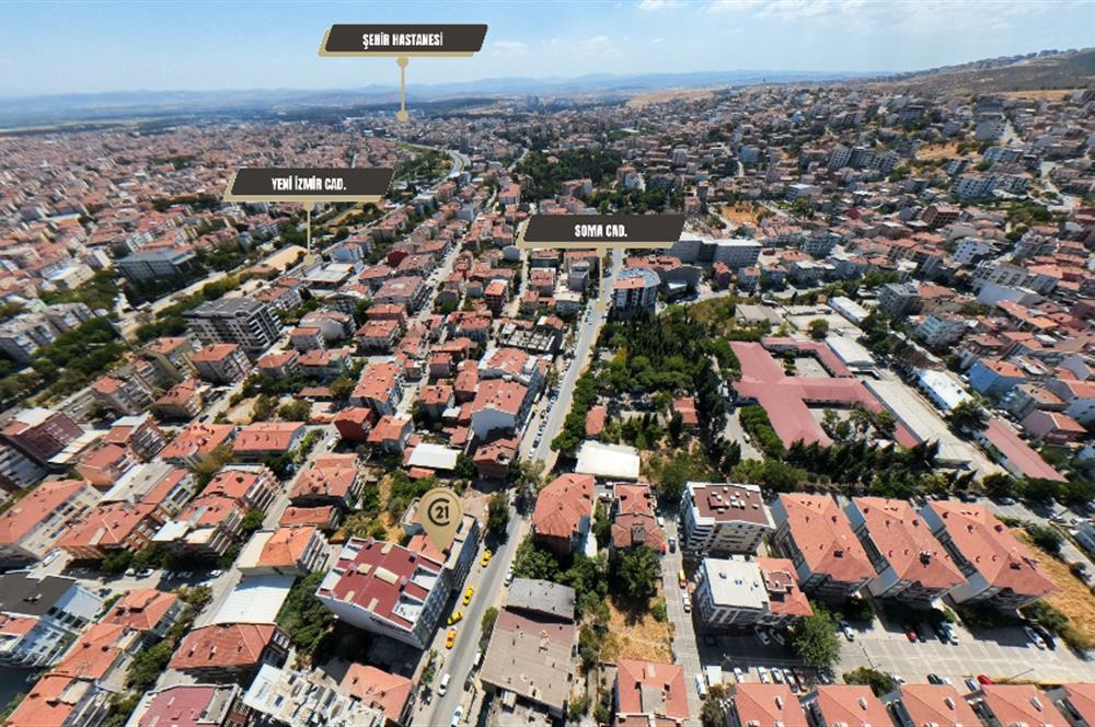C21 BAL'DAN SOMA CADDESİ ÜZERİNDE SATILIK KOMPLE BİNA