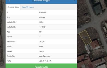 CENTURY 21 VİZYON'DAN ÇİFTLER MERKEZDE 2 KAT İMARLI ARSA 
