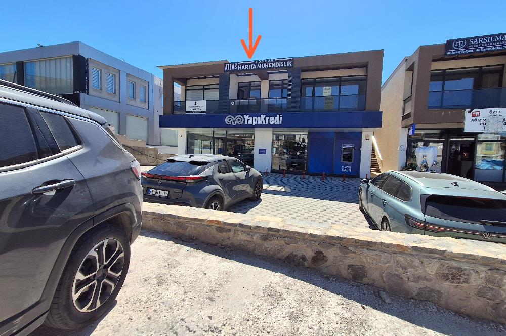 Bodrum Ortakent Anayol üzerinde tabela degeri yüksek kiralik ofis 